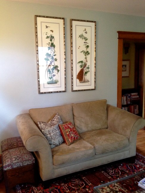 Extra seating tucked away.