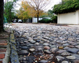 Charleston, South Carolina cobblestones.