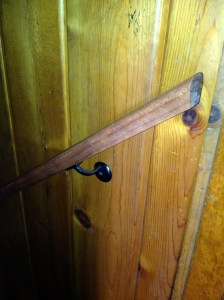 One of two new handrails.