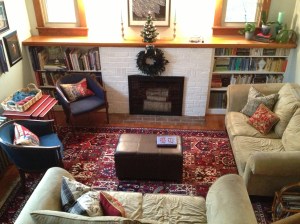 A quick rearrange of the furniture.