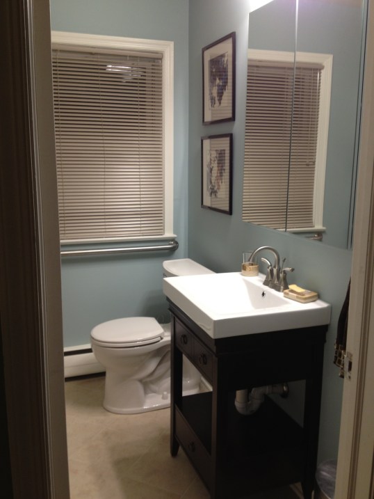 The new bathroom.