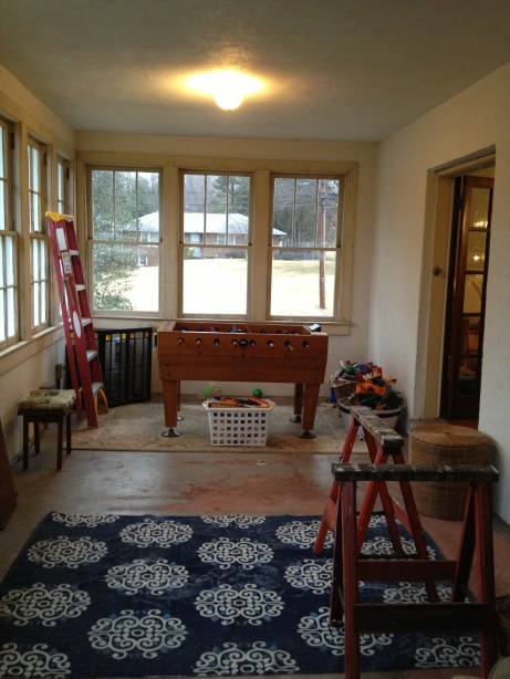 Fighting for my own room.