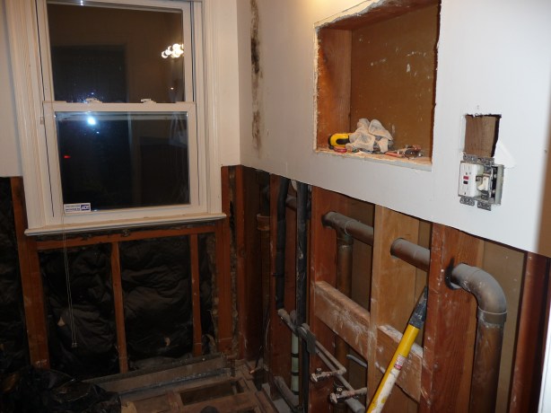 Gutted to the studs.