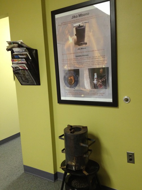 Jatropha stove.