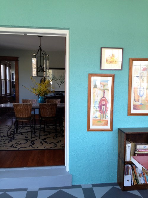 The view into the dining room.