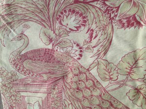 I love this piece of leftover fabric.