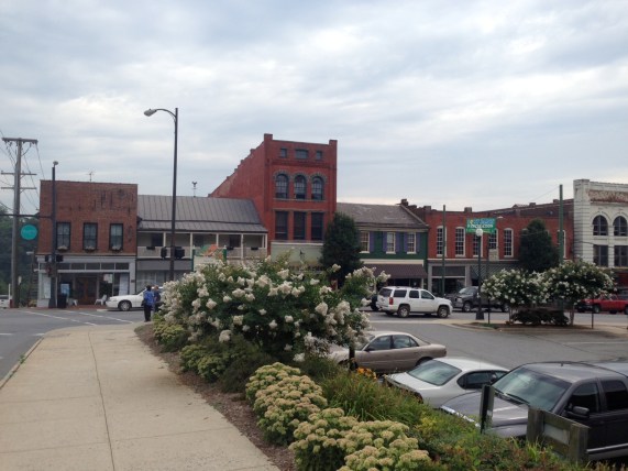 Downtown Lynchburg, Virginia.