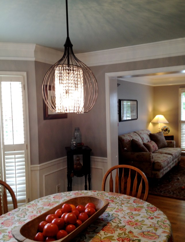 View into the living room. View into the living room.