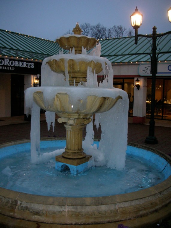 A Frozen Fountain.