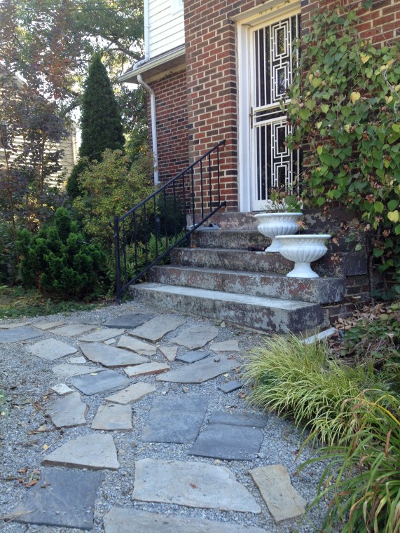 Flagstone path.