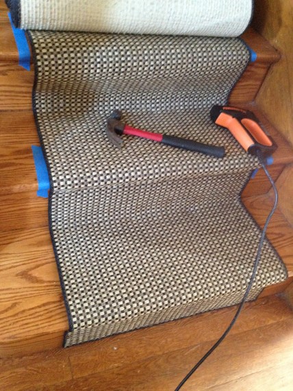 Stapling was the hardest part.