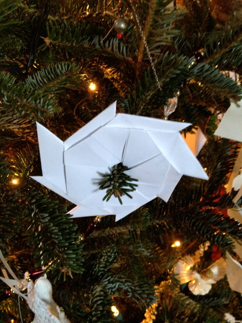 Origami ninja star.