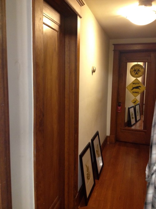 The dreary upstairs hall.