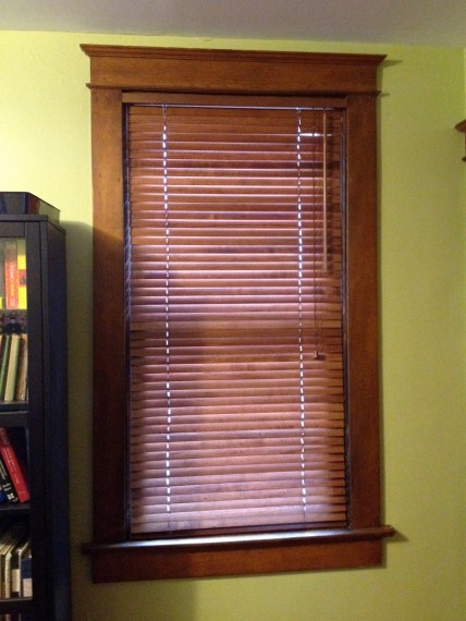 Downstairs in the office.