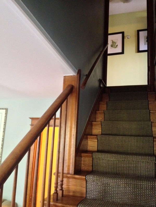 A view of both hallways at once.