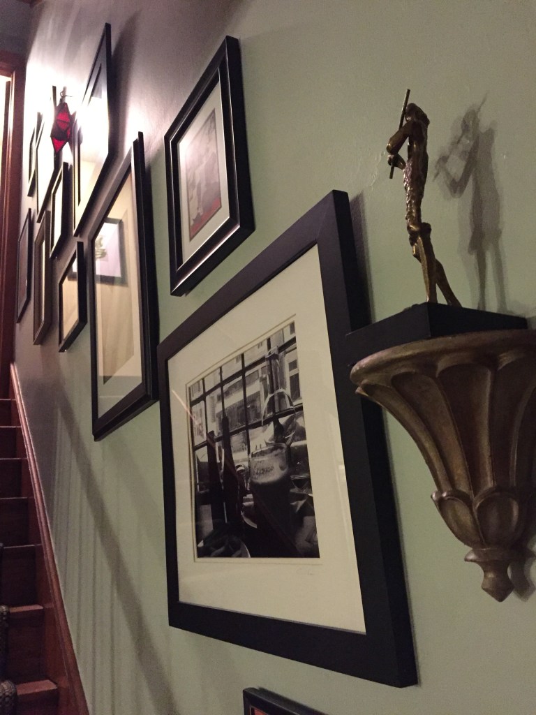 A flute player in bronze